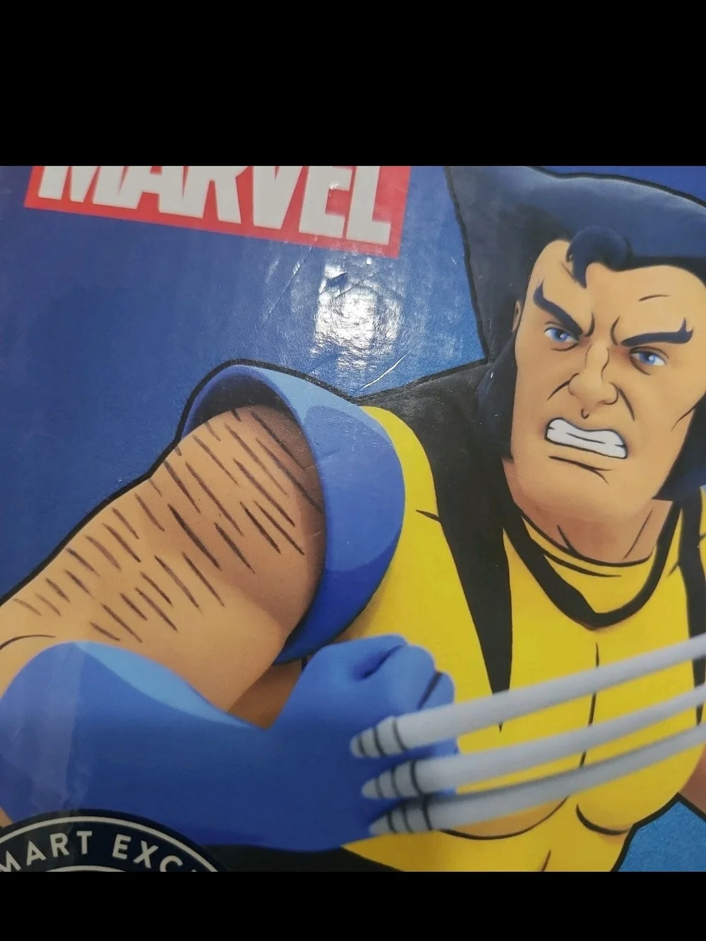 Marvel Wolverine Unmasked Resin Bust - Blue Yellow Black